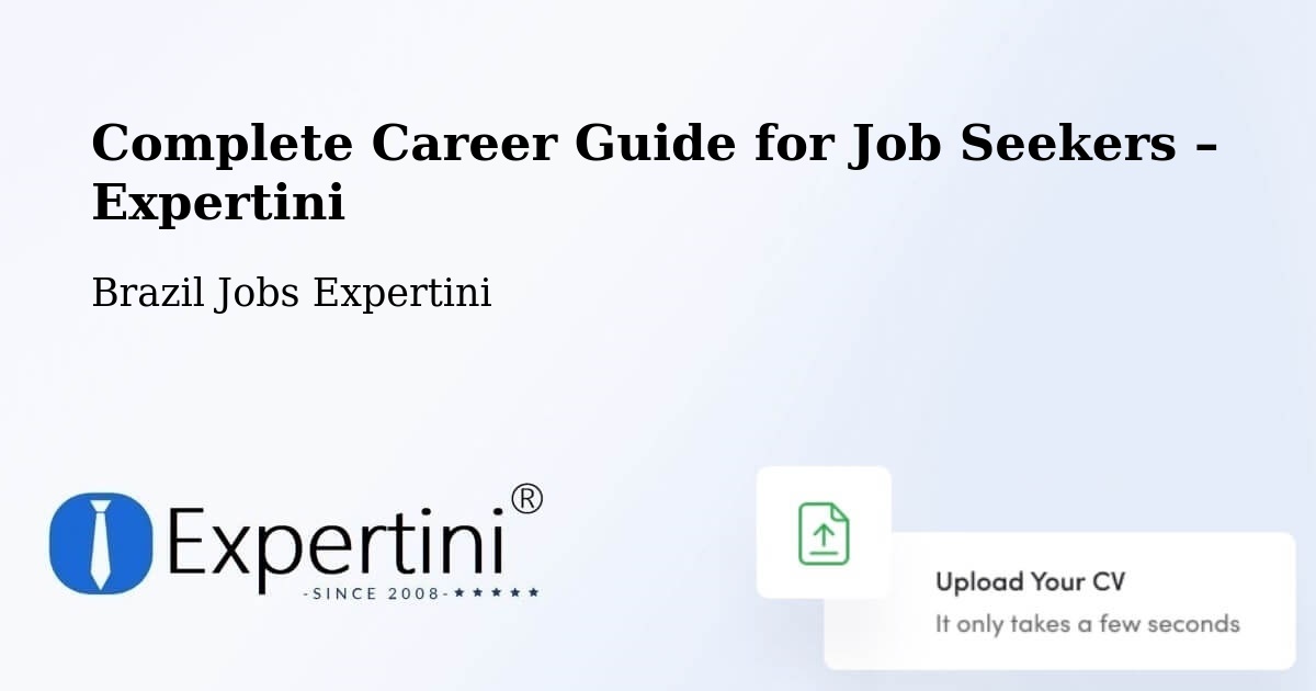 Career Guide for Job Seekers – Maringá - Maringá, Brazil Jobs Expertini